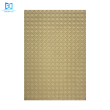 GO-W085 Hotel Interior Decorative 3D Wall Panel With Waved Embossed MDF Paneling